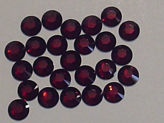 1 Gross 3ss DARK SIAM BRILLIANCE FLATBACK Rhinestones